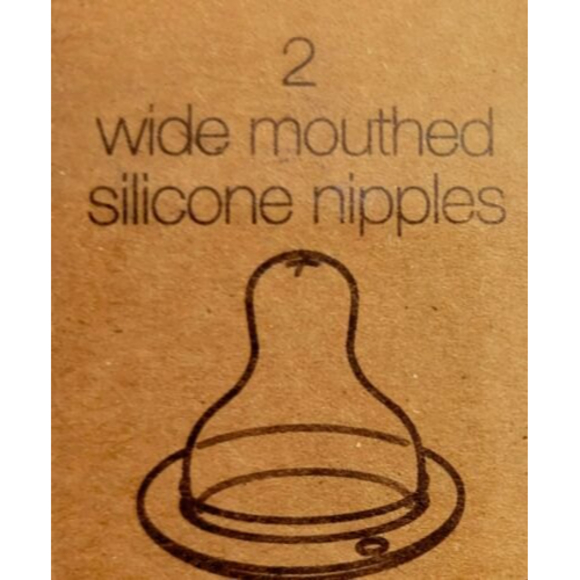 3 Packs of 2 OrganicKidz Wide Mouth Baby Bottle Nipples, Fast Flow, 6+ Months - Picture 5 of 5